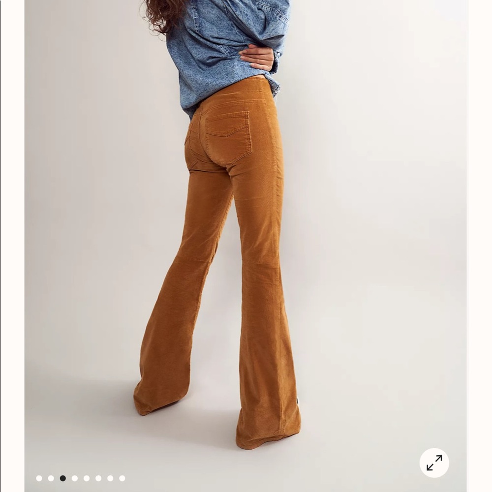 Free People Pull on Corduroy flare pants